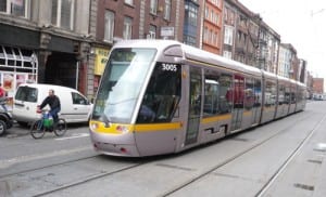 I took this picture of the sleek and popular LUAS on vacation in Dublin in 2008.