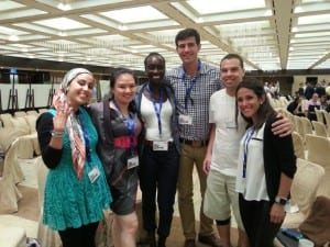 Don with delegates from Halifax, Shanghai, South Sudan, Lisbon and Columbia